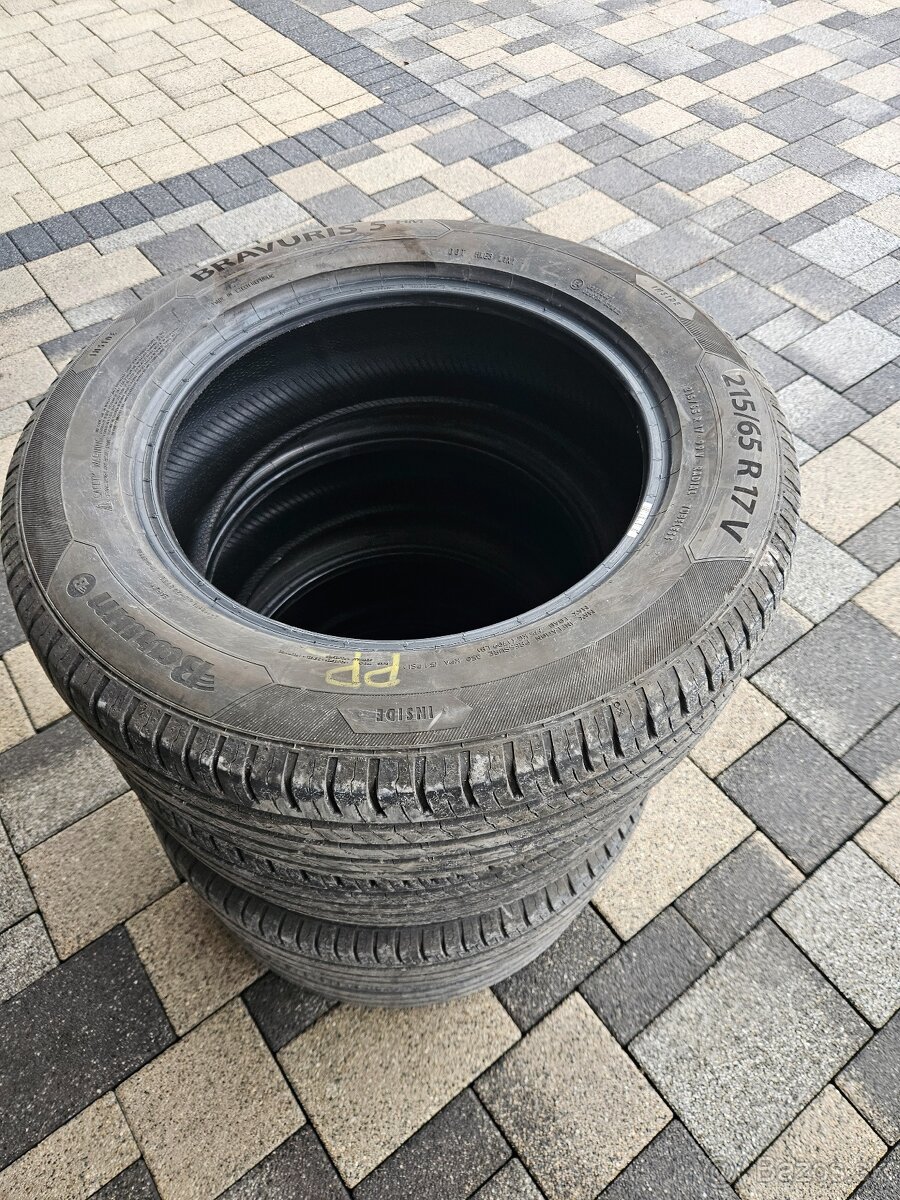 4x letné Barum bravuris 5 hm 215/65r17 - 9