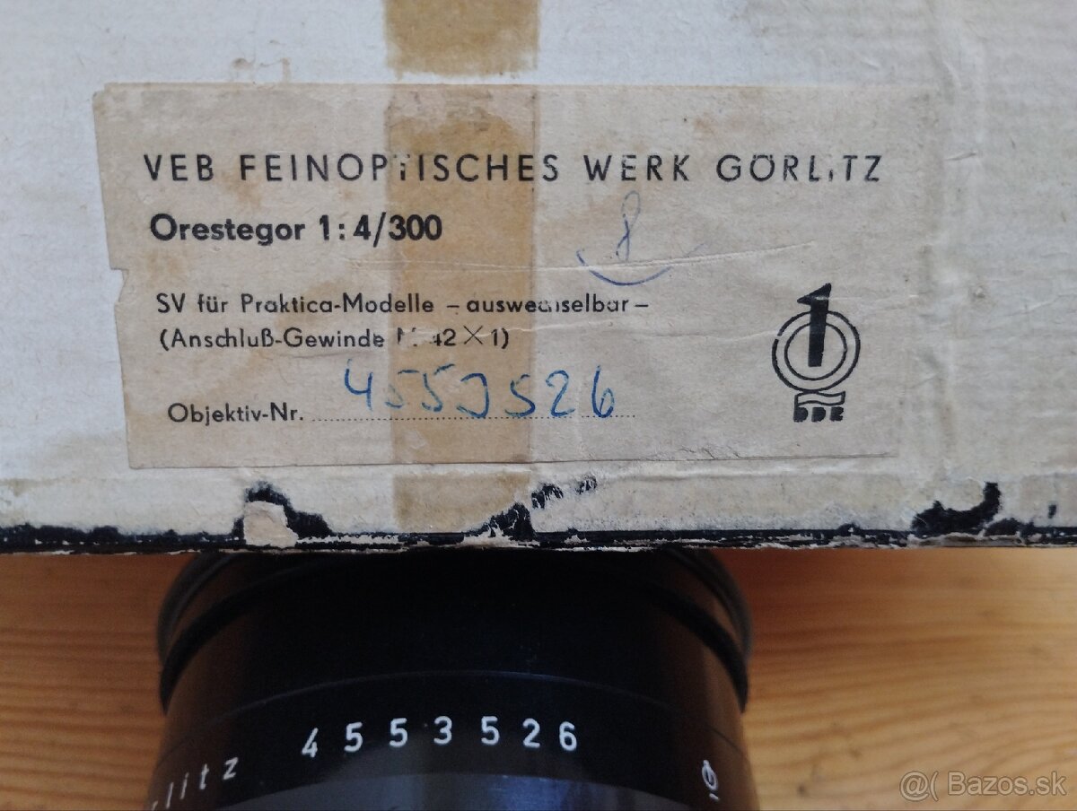 Objektiv Meyer Optik Görlitz Orestegor 4/300 M42 - 9