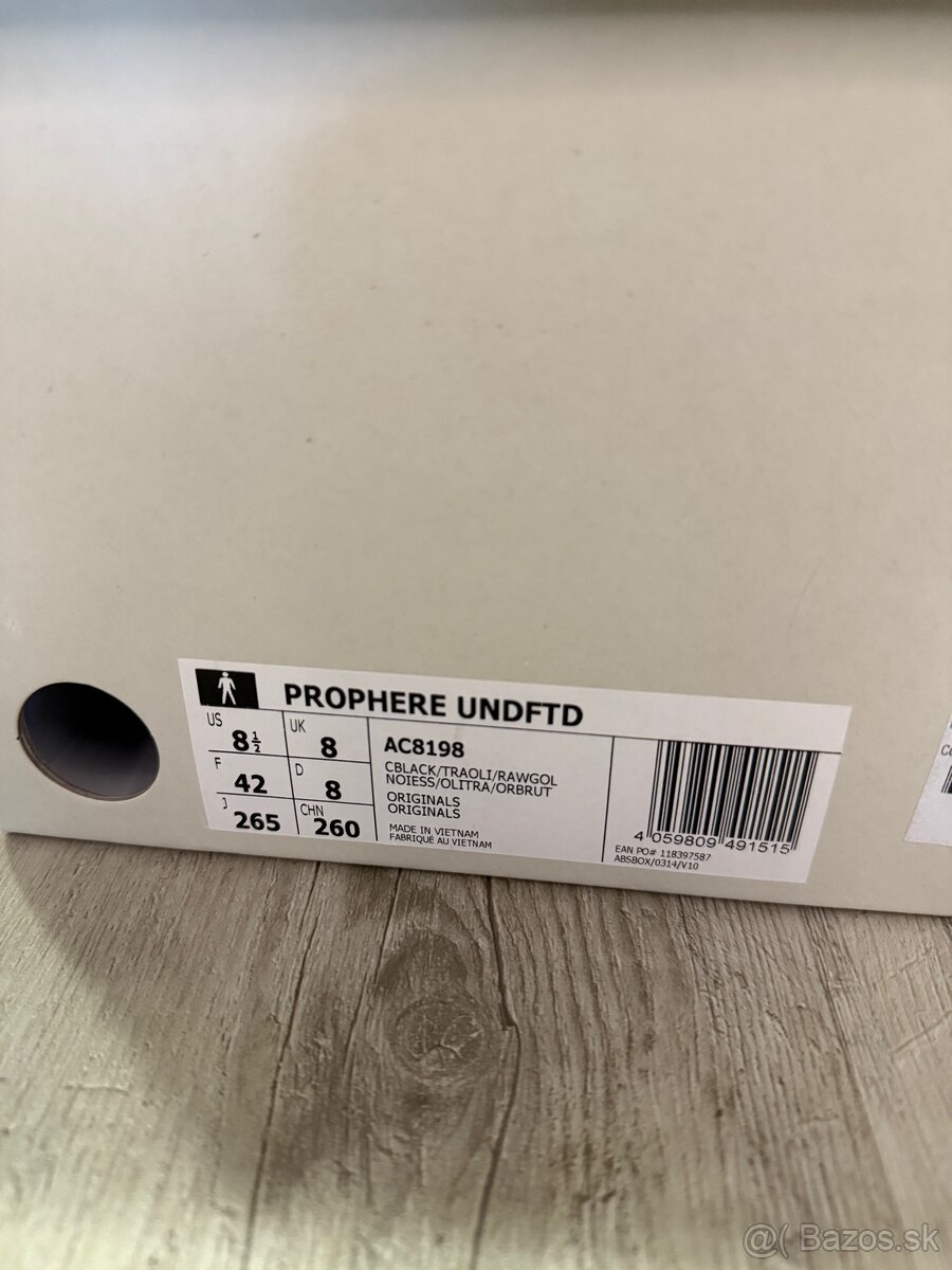 adidas Prophere x Undefeated veľkosť 42 - 9