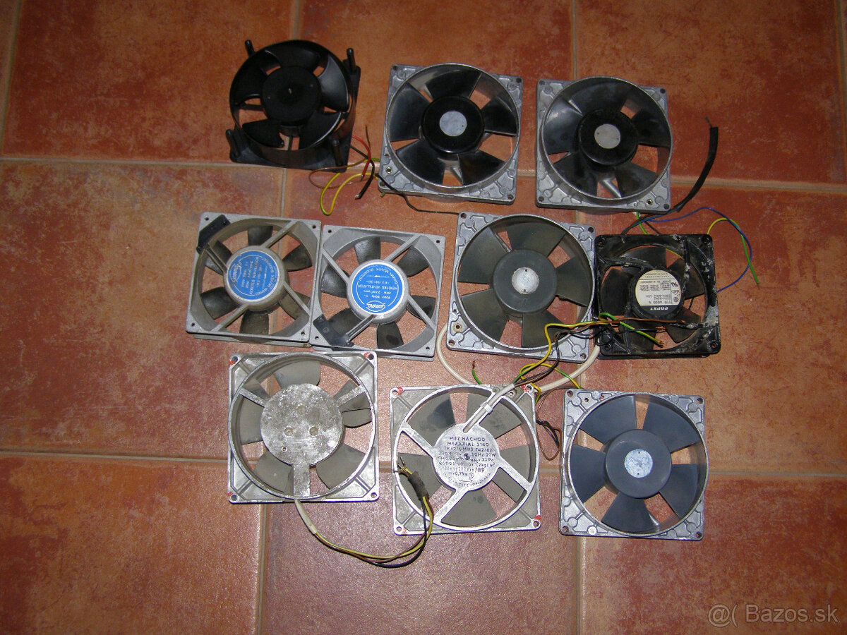 TESLA výkonový zosilňovač-skladačka, ventilátory,zdroje - 9