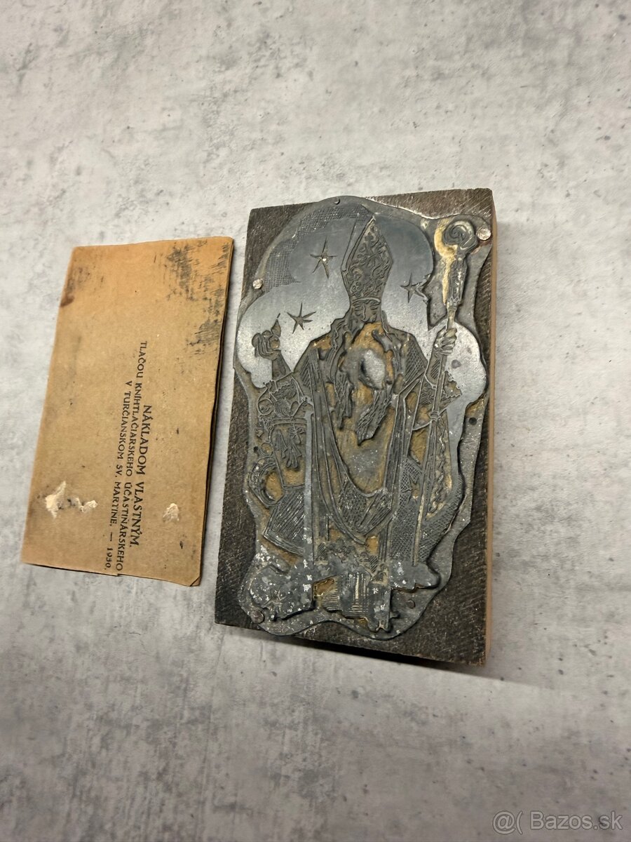 Predam original štočok- matricu sv. Mikulaša - 9