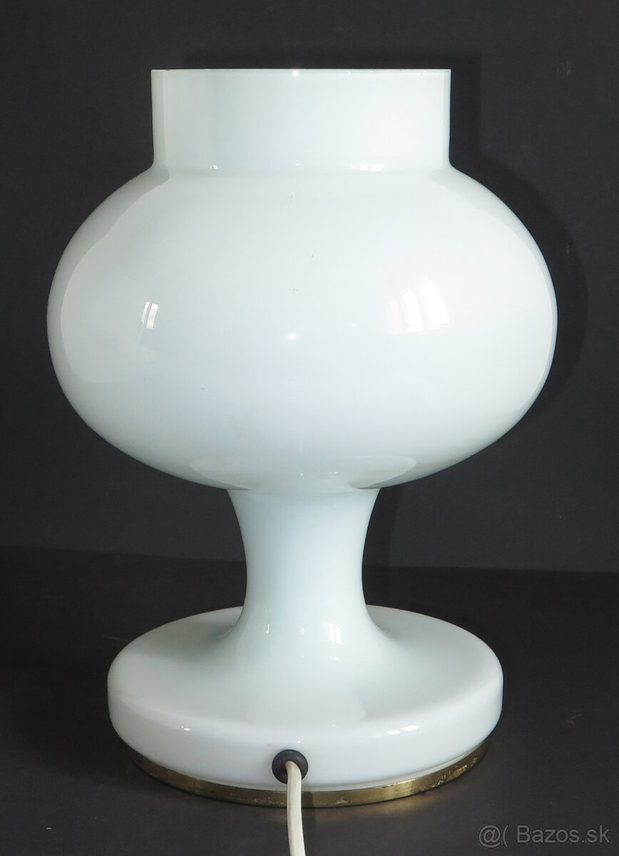 Retro sklenená stolová Lampa ČSSR Tabery - 9