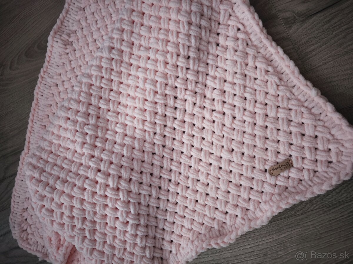 NOVÁ Broskyňová deka z Alize Puffy Fine - 9