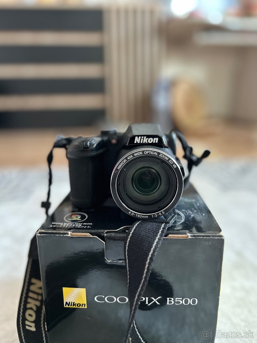 Predám Nikon Coolpix B500 – perfektný stav, príslušenstvo mo - 9