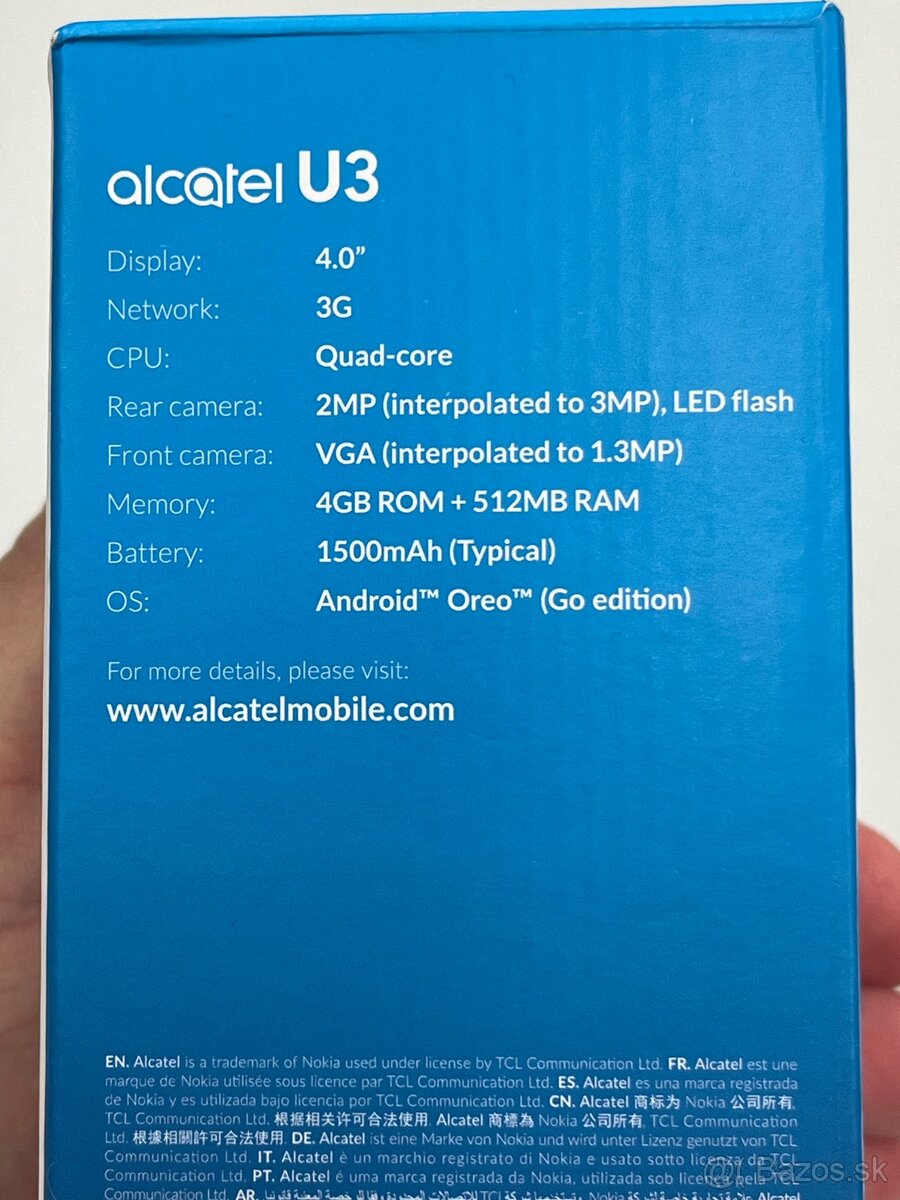 Alcatel U3 - 9