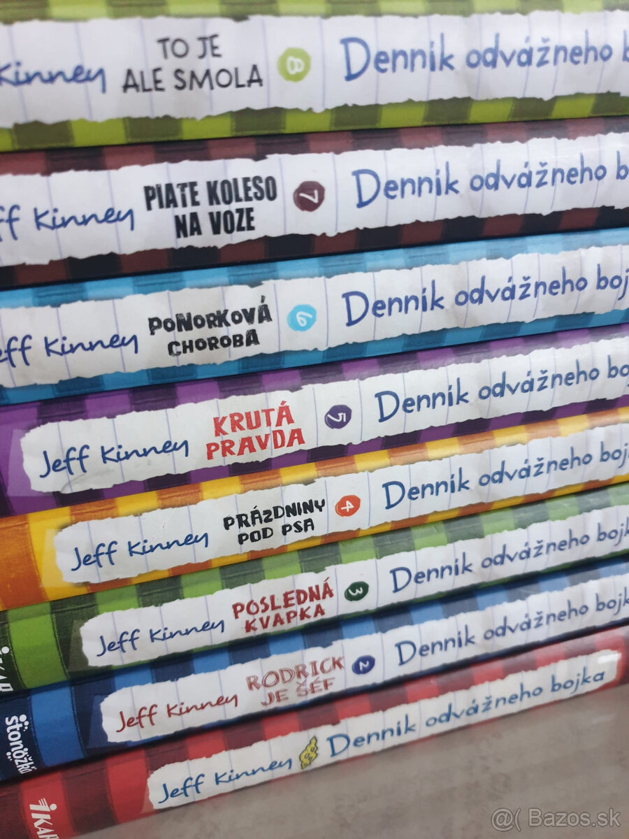Jeff Kinney - Denník odváž. bojka 1-18 diel + 3 knihy navyše - 9