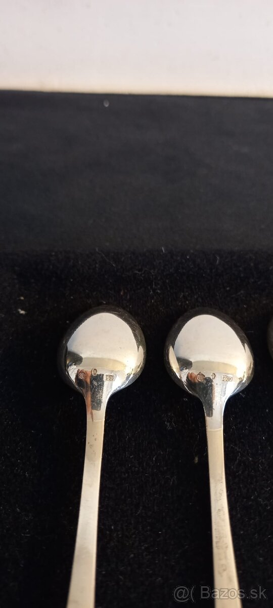 Strieborné lyžičky,naberačky,klieštiny, - 9
