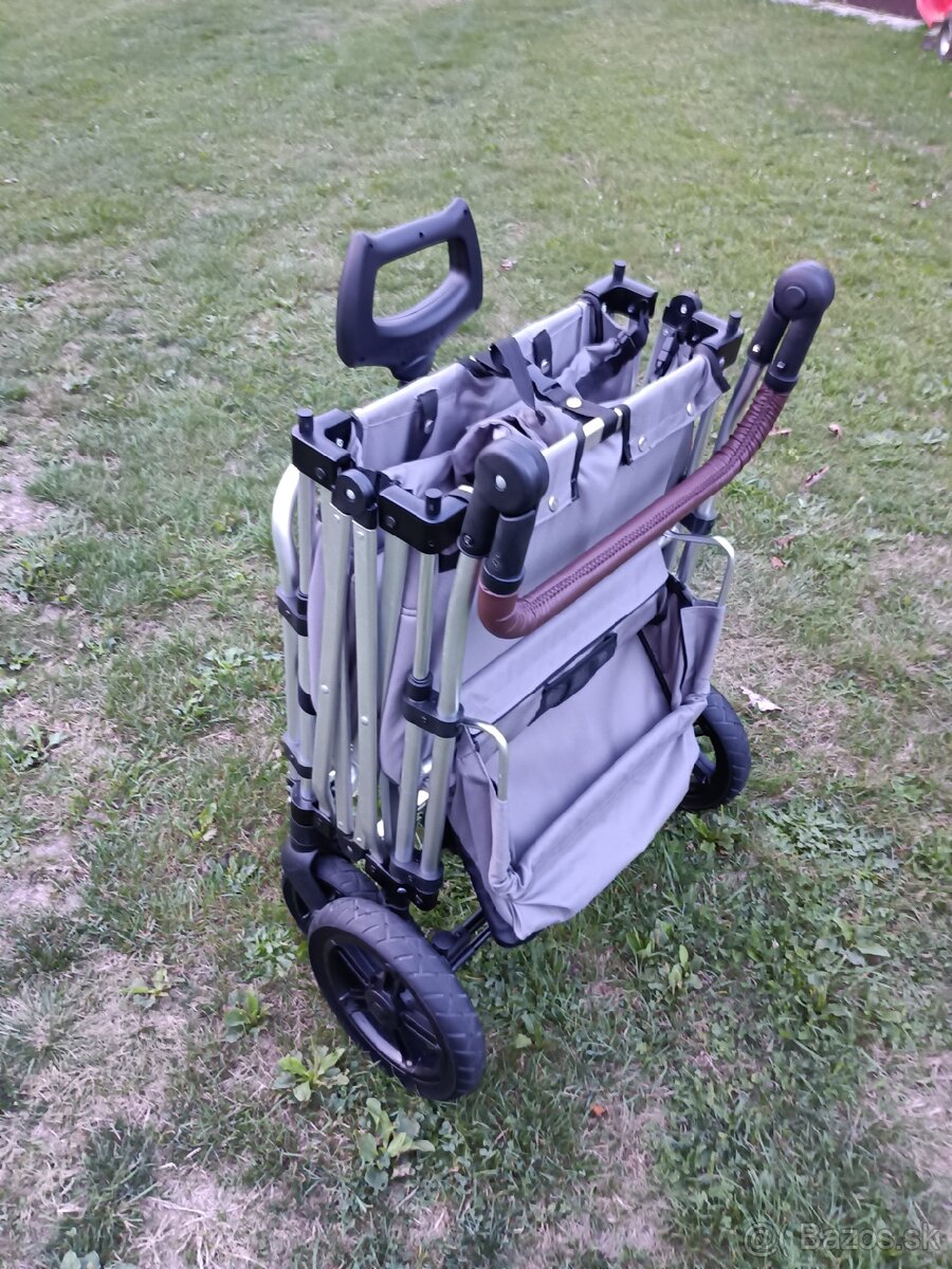 Skladací vozík FUXTEC CTL-900-G v šedej farbe (zánovný) - 9