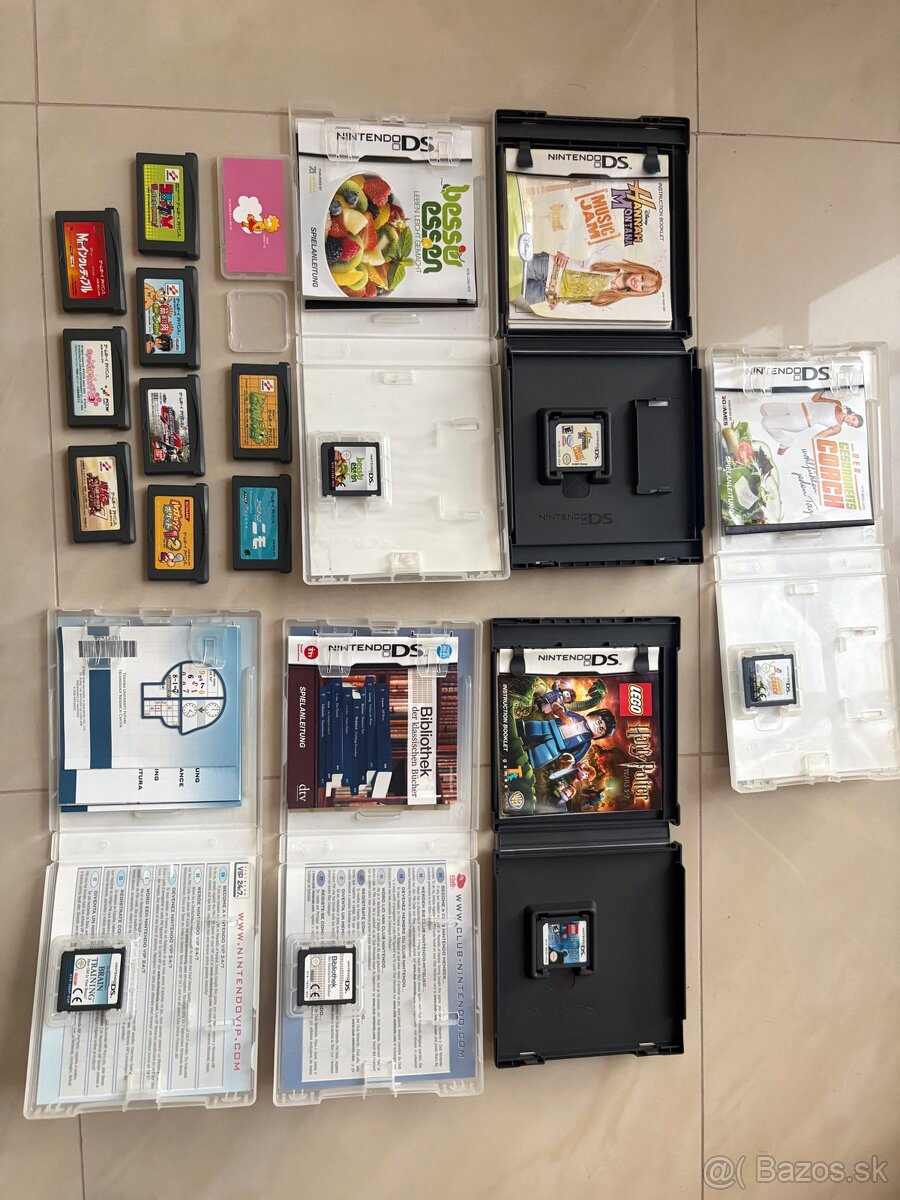 2x Nintendo DS Lite + Hry - 9