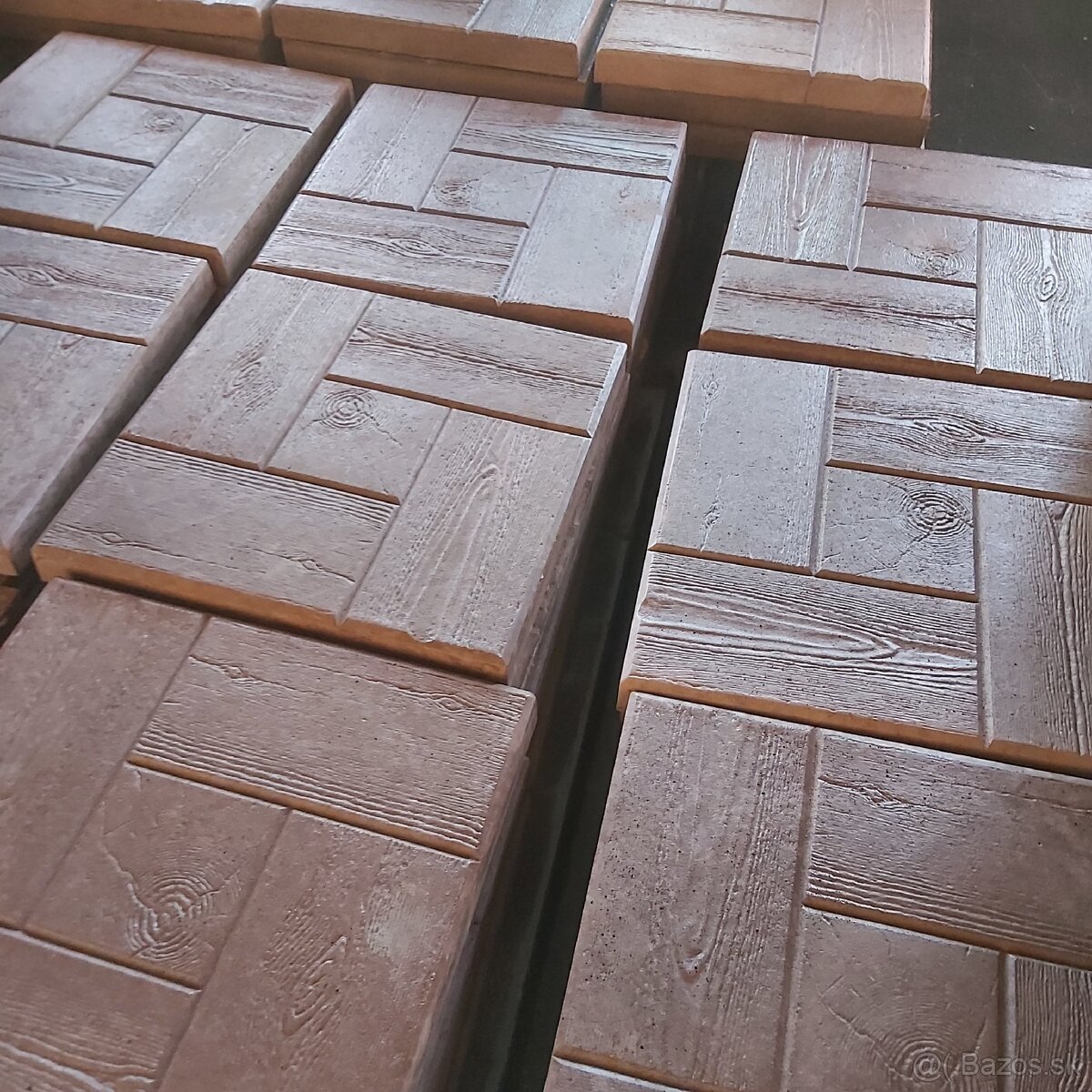 Betónové dlažby imitácia dreva 30x30x3 - 9