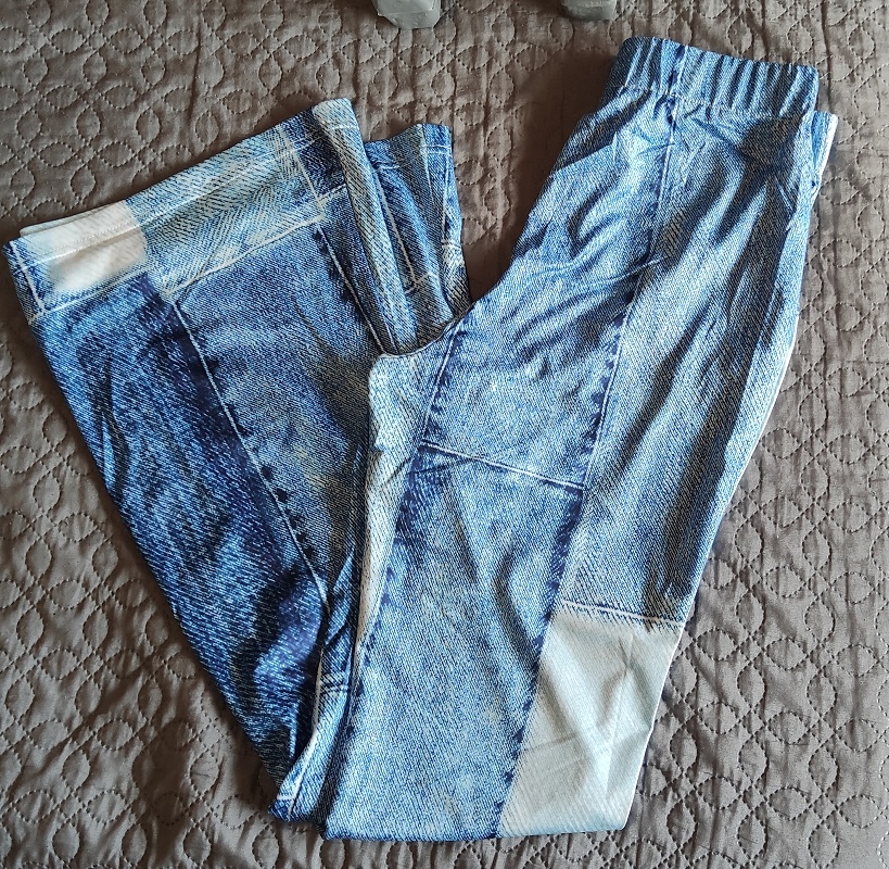 široke dámske nohavice S - 9