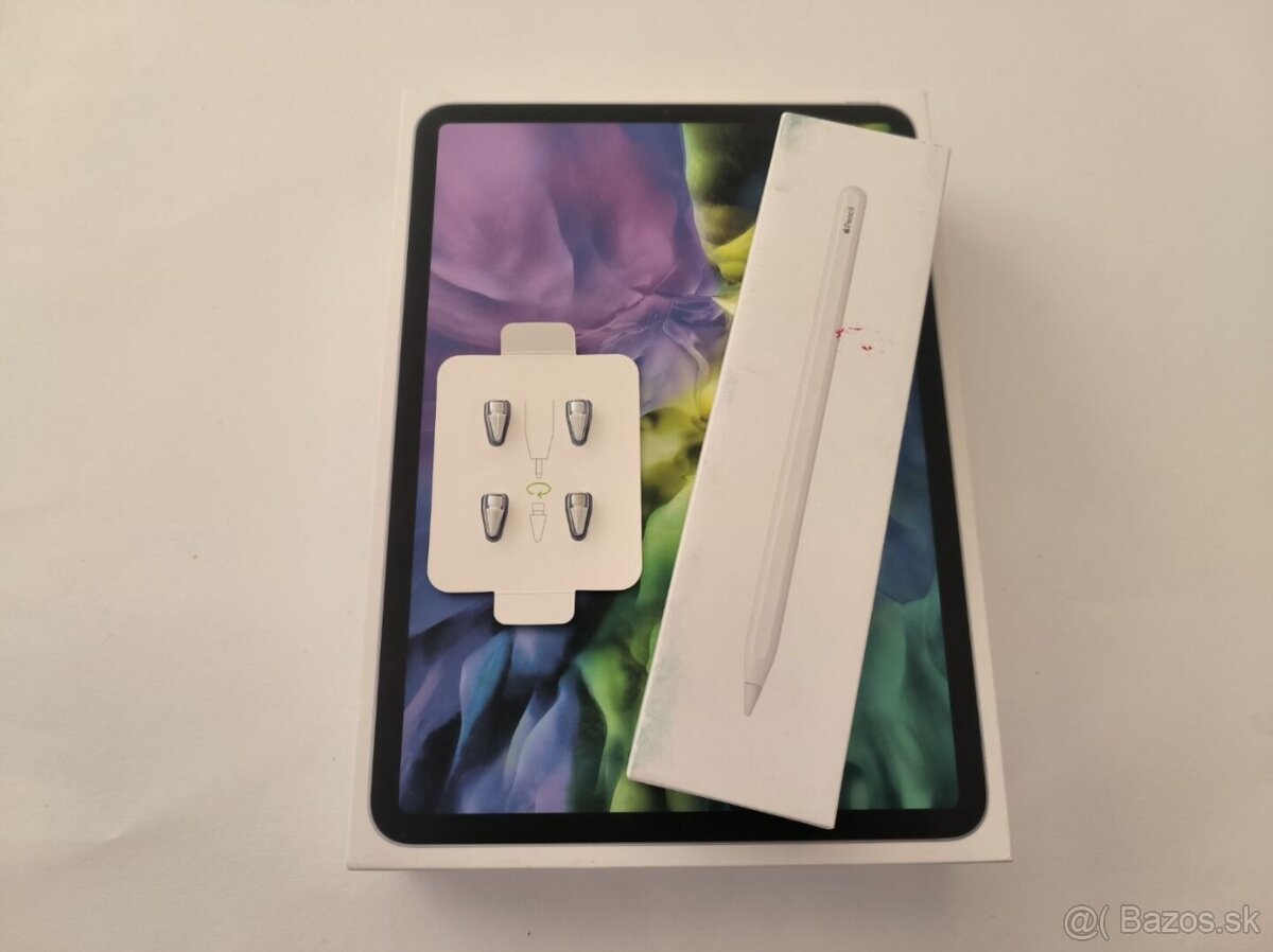 apple ipad PRO 11 128gb Silver / 2.Generácia +pencil - 9