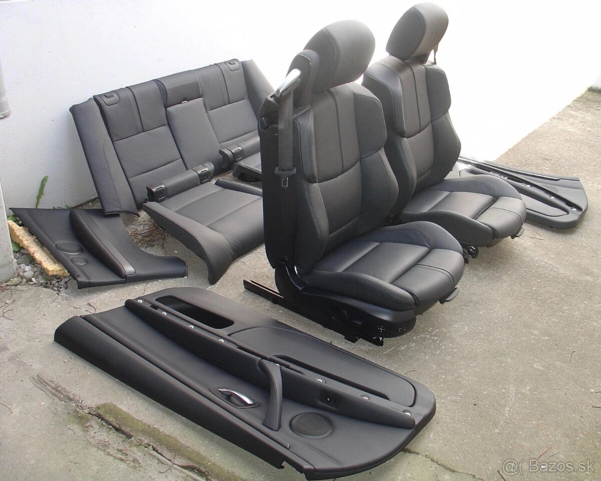 Vrátane prestavby BMW E93 M3 v koženom interiéri čiernych se - 9