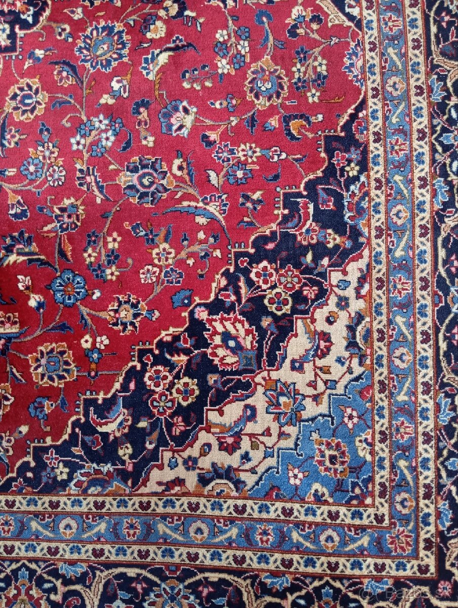 Nádherný ručne viazaný hodvábny KESHAN 350x250 - 9