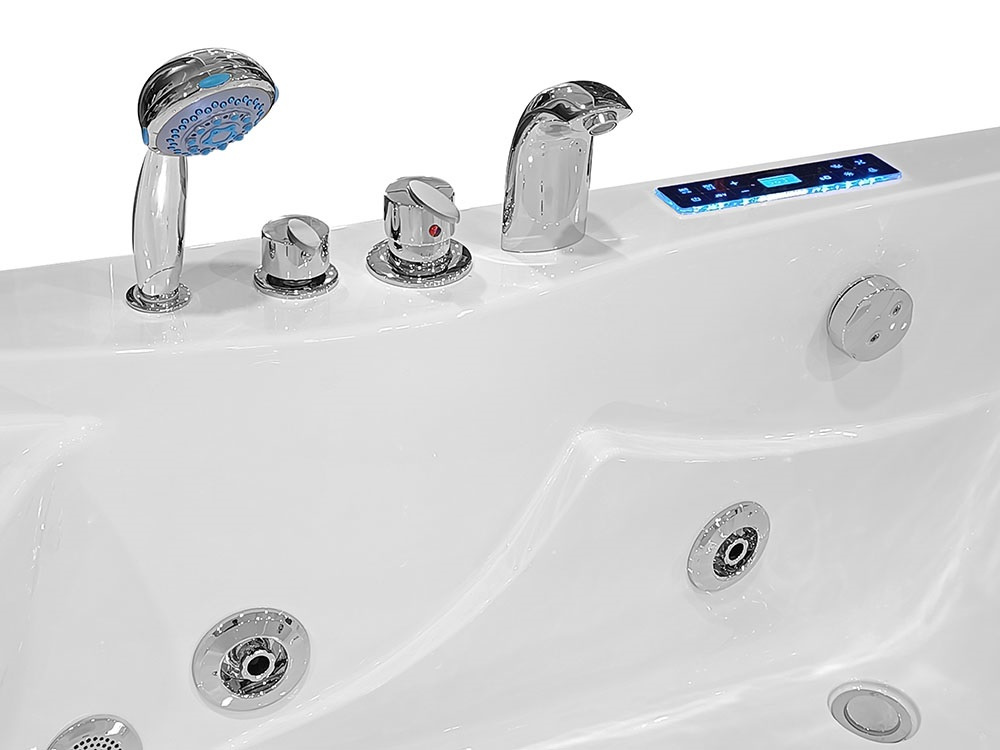 M-SPA - 0205 Pravá kúpeľňová vaňa s hydromasážou 170 x 115 x - 9