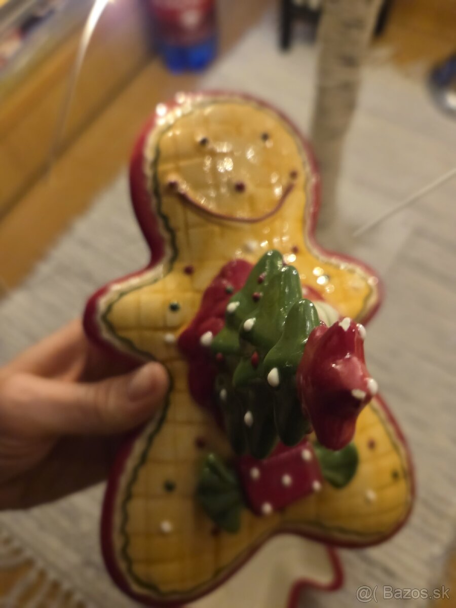 Krásna keramická vianočná dóza - 9