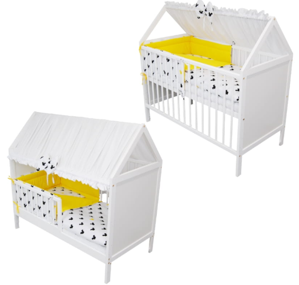 Detská drevená postieka Domčeková 120x60 cm - 9