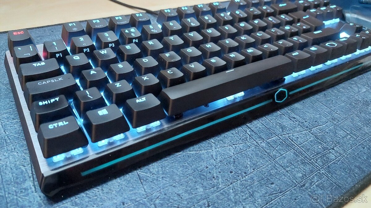 Cooler Master MK730 klavesnica, TKL, cervene spinace - 9