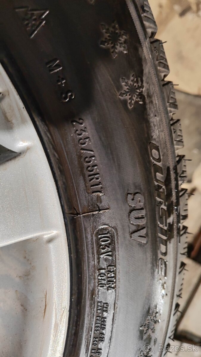 Zimná sada pre VW T5, BMW....5x120 R17, pneu 235/55 R17 103V - 9