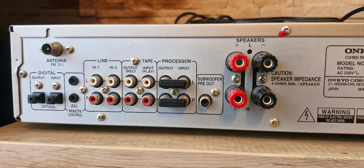 Predám ONKYO FR-435 – CD/MD Receiver + 5ks MD - 9