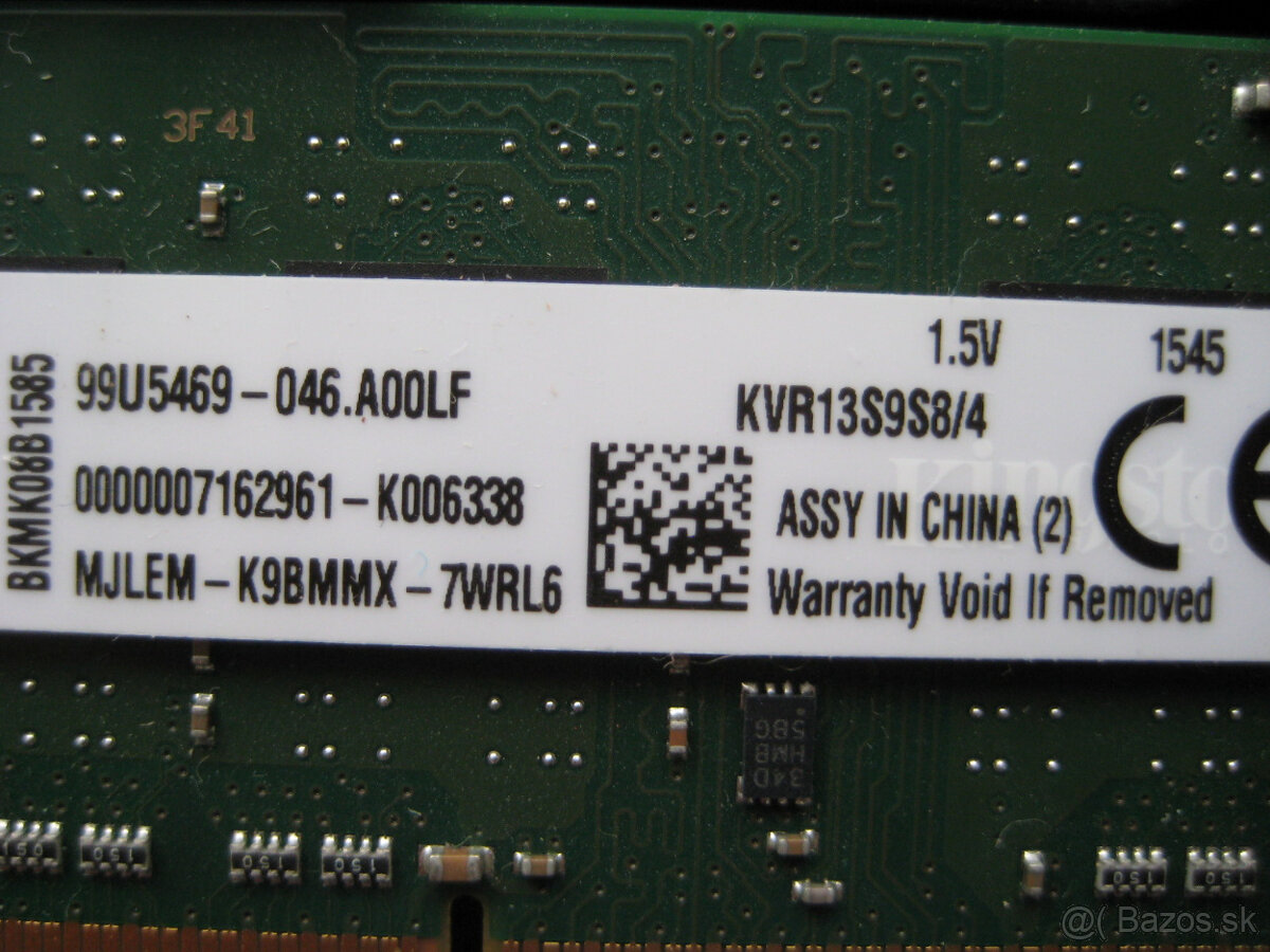 ♦️ Pamäte DDR3 ♦️ 4 GB pre notebooky ♦️ - 9