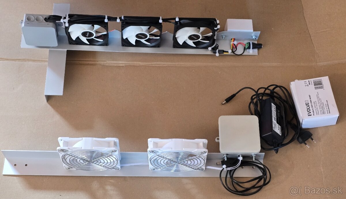 Chladiaca zostava na odvetrávenie tepla DEYE meničov - 9