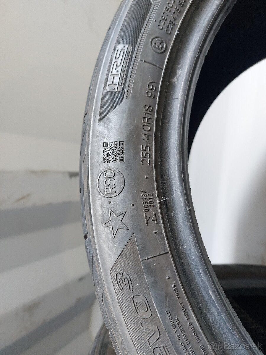 2x ako nové 255/40R18 99Y Hankook - 9