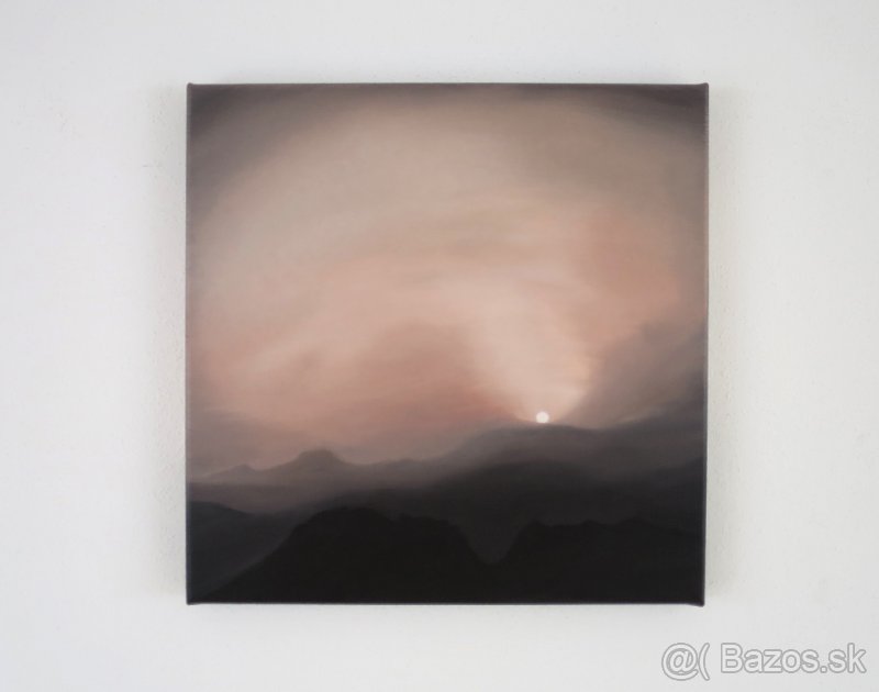 Ručne maľovaný obraz - olejomaľba - príroda - 9