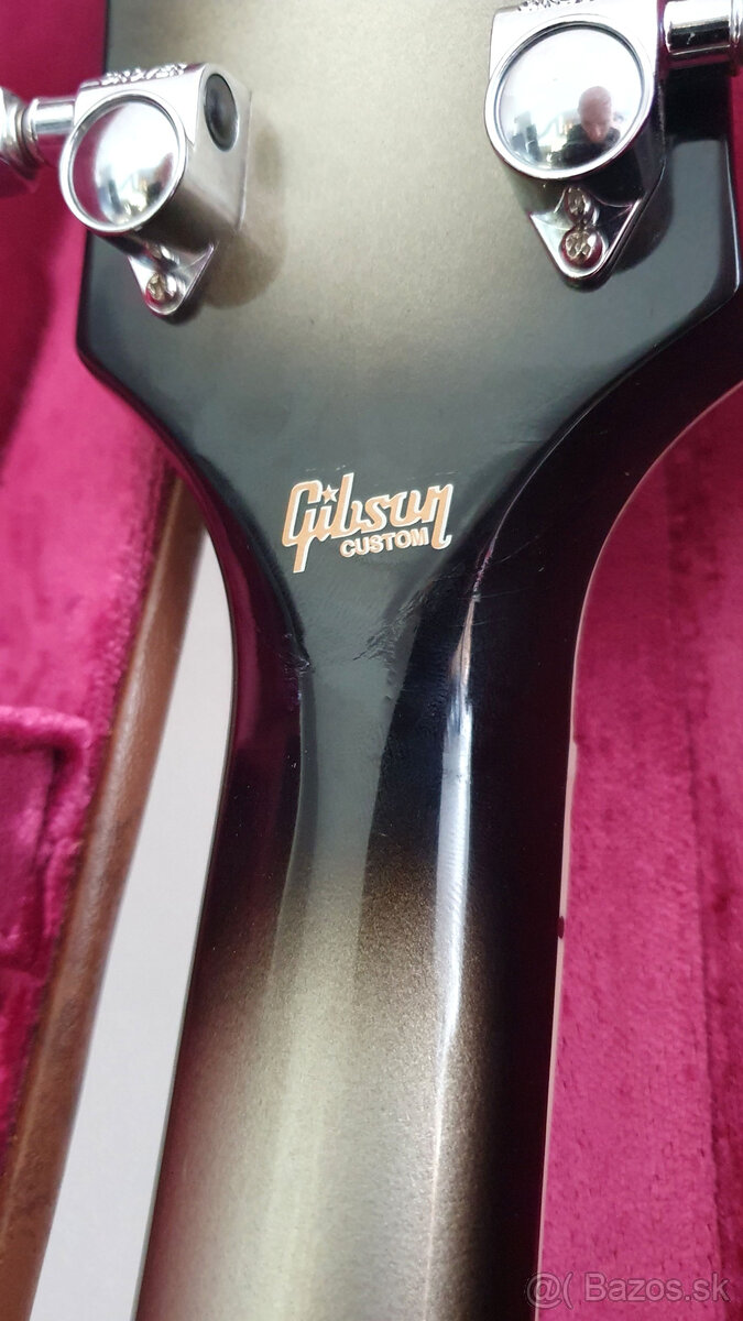 2013 Gibson Custom Shop Les Paul Custom Silverburst - 9