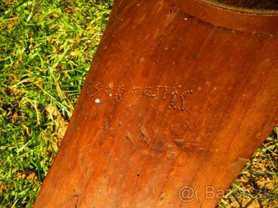 Starožitné autentické česlo r.1908 na ľan/konope - 9