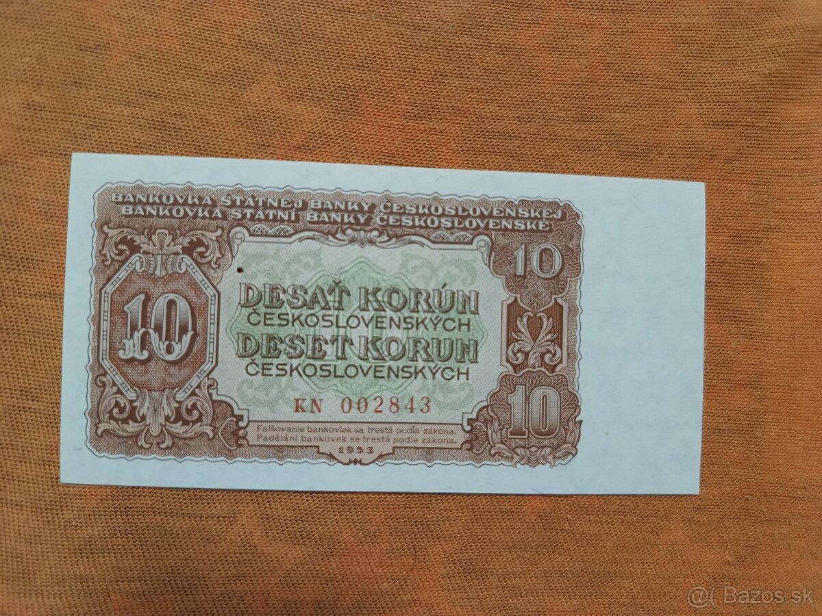 Bankovky ČSR - 6 - 9