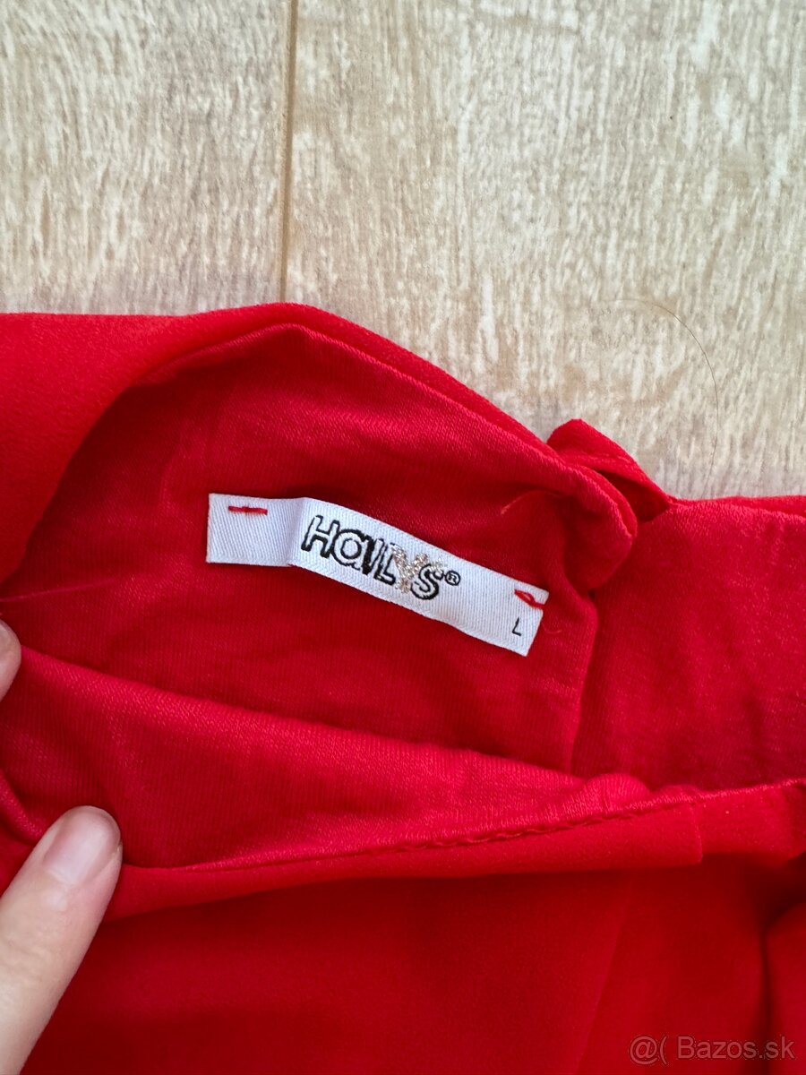 H&M červený kabát krátky, veľkosť 40 (sedí na medium) - 9