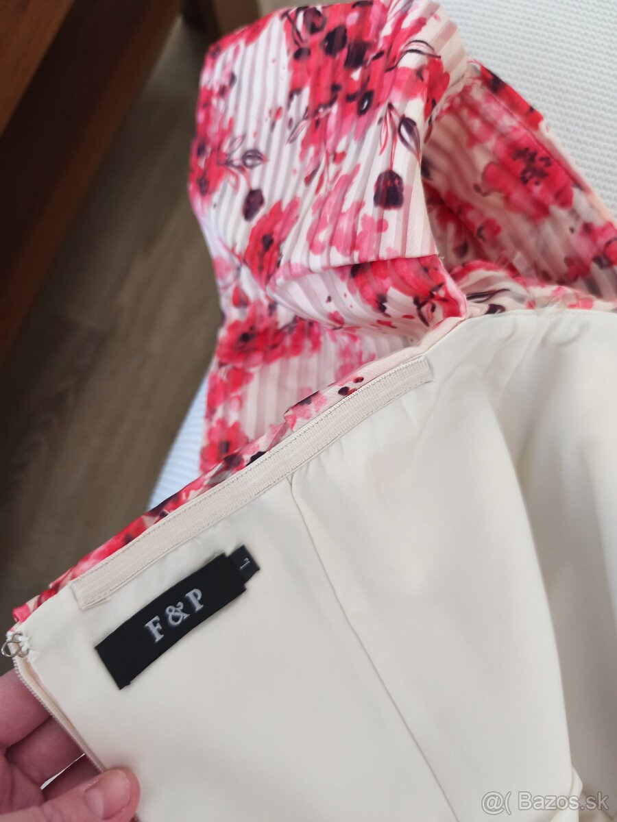 Elegantné spoločenské šaty F&P - 9
