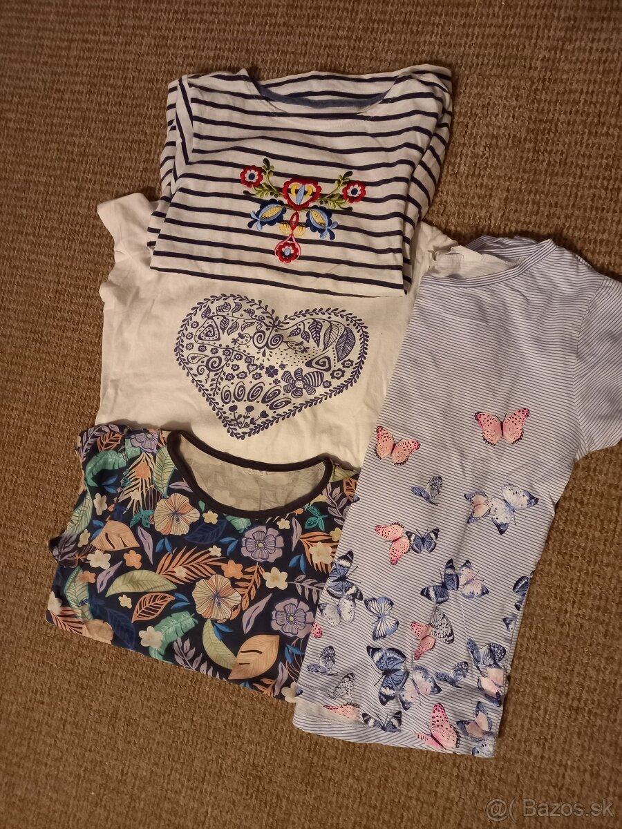 Dievčenské oblečenie veľ. 134 - 140 - balík 20 kusov - 9