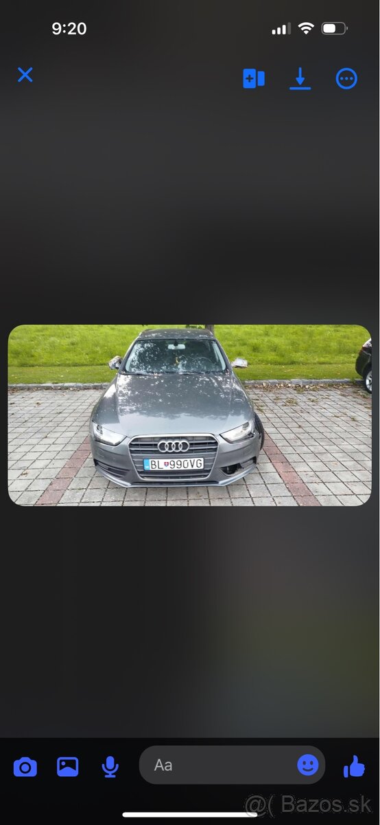 Predám odretú Audi A4 B8 - 9