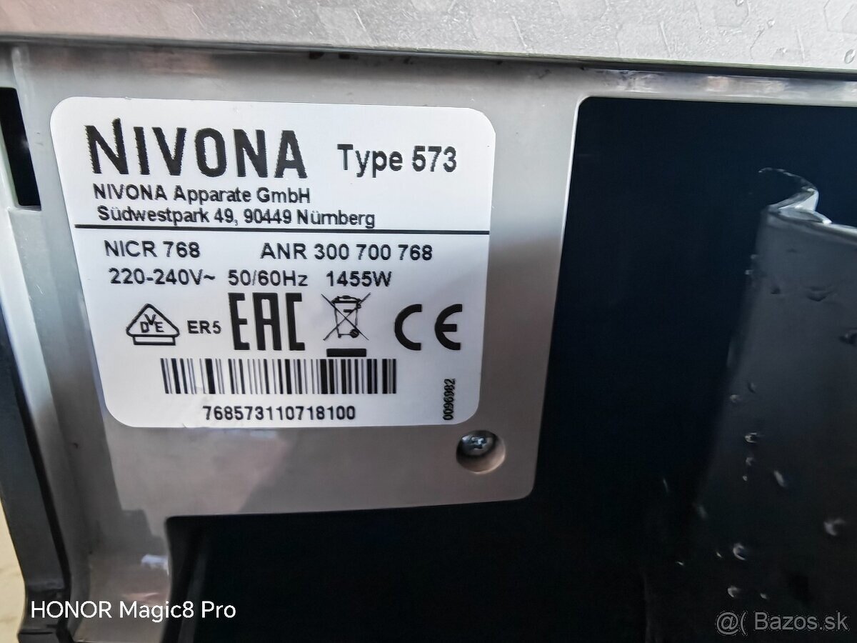 Espresso kavovar Nivona Nicr 768 - 9