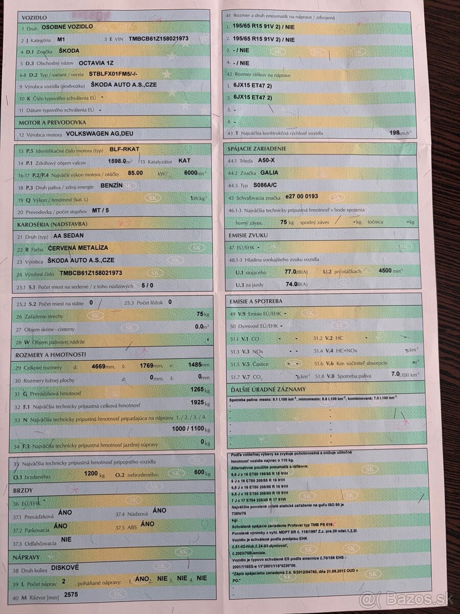 Predam Škoda Octavia 1.6 benzin - 9