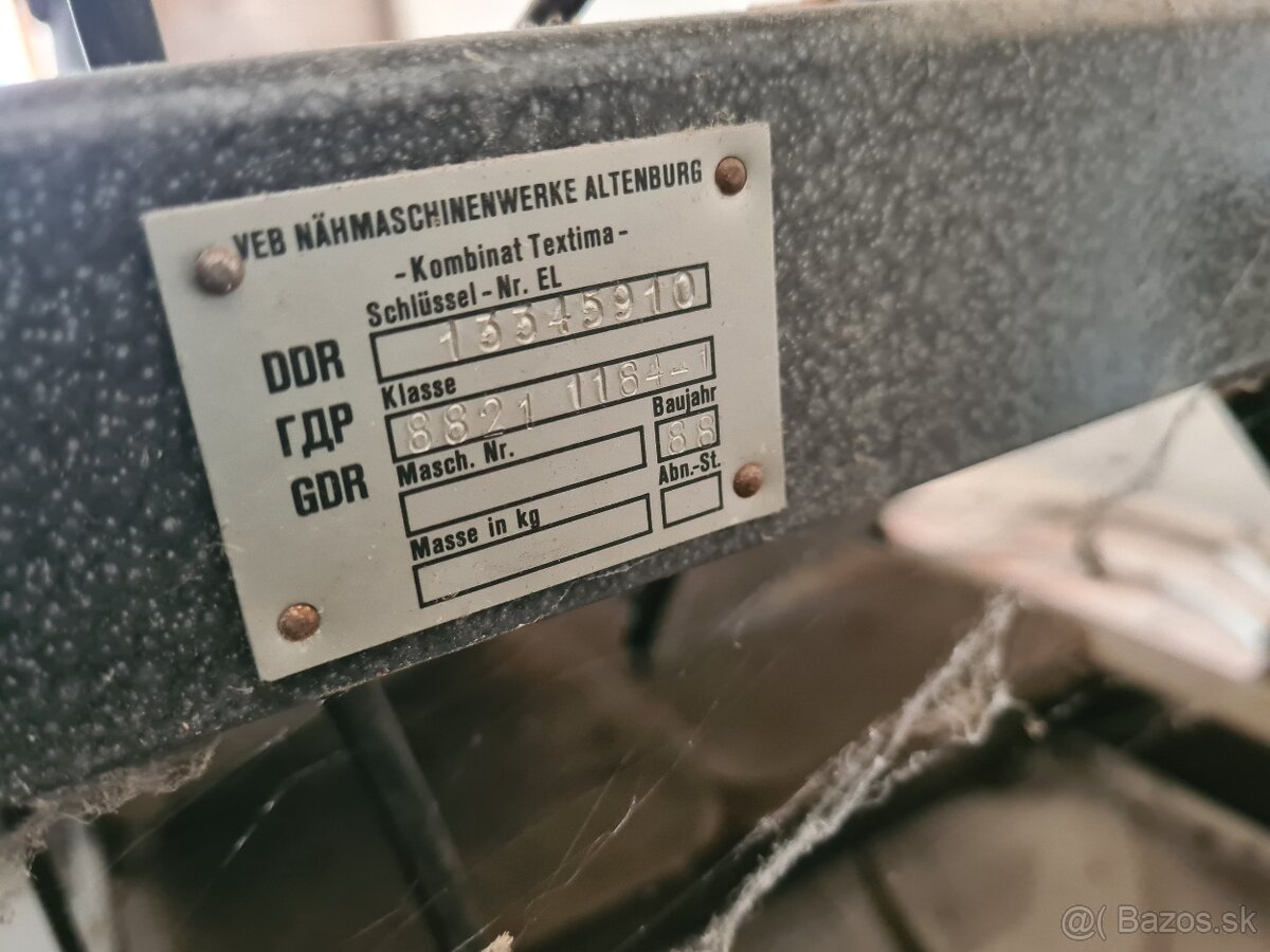 Priemyselný šijací stroj Textima Altin - 9