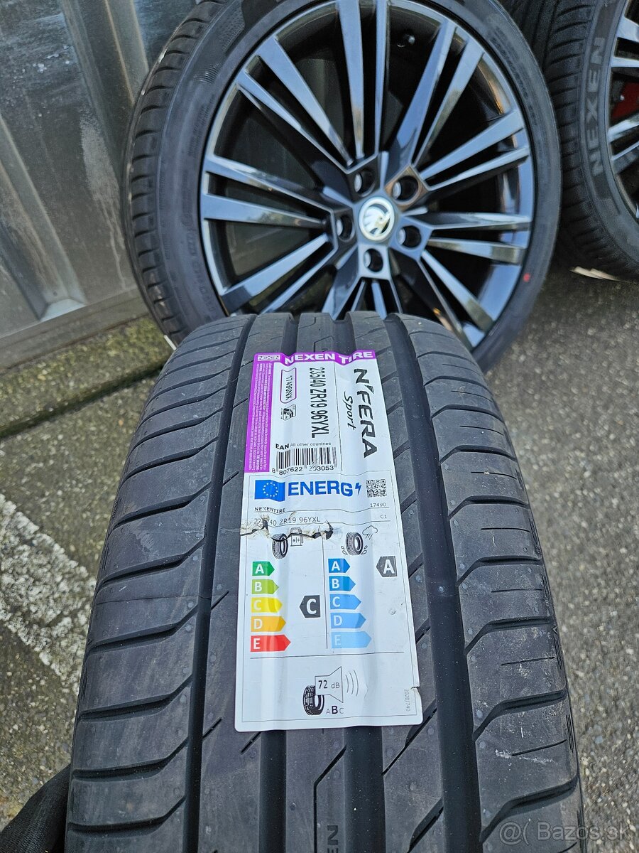 Letní alu kola Canopus 19" Škoda Superb 235/40 R19 - 9