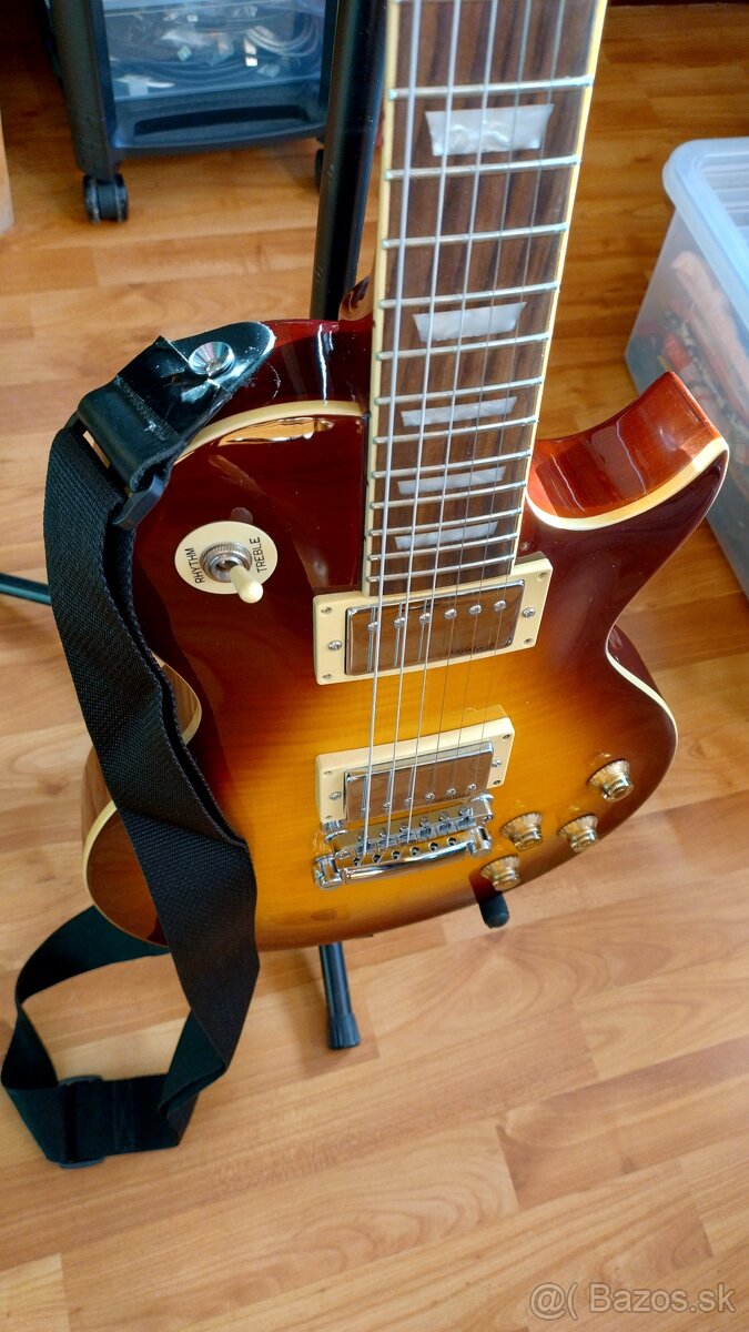 Elektricka gitara Vintage V100 Flame Iced Tea - 9