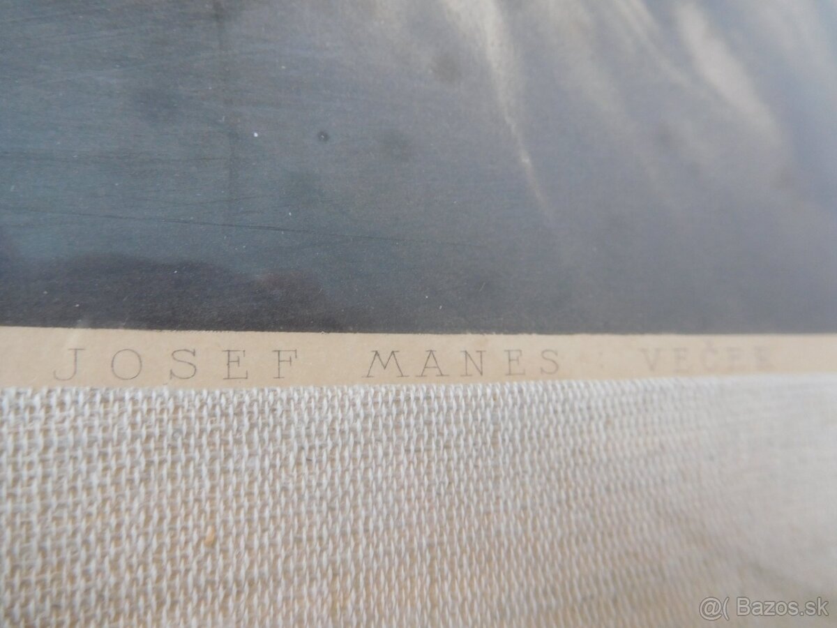 Jozef Mánes -VEčER-dielo českého maliara, - 9