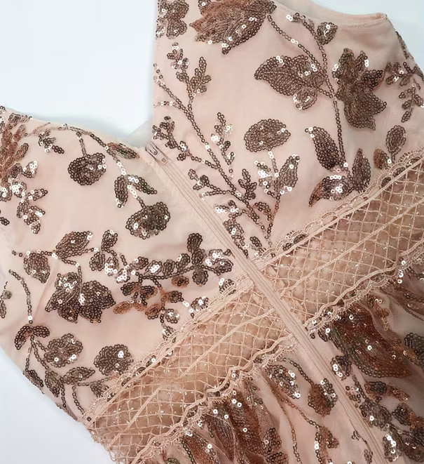 Šaty na ples, stužkovú, svadbu - veľkosť 36/38 - 9