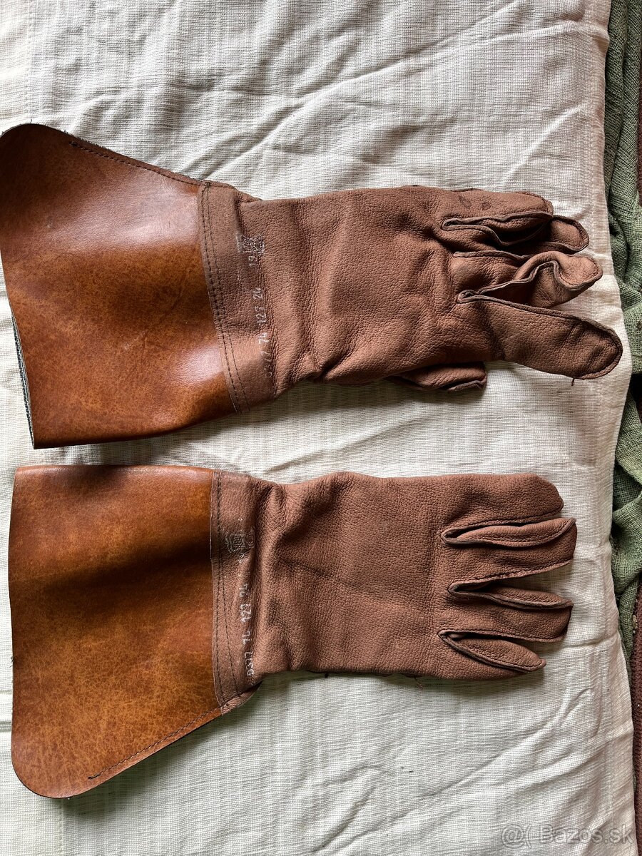 Kožené retro rukavice - 9