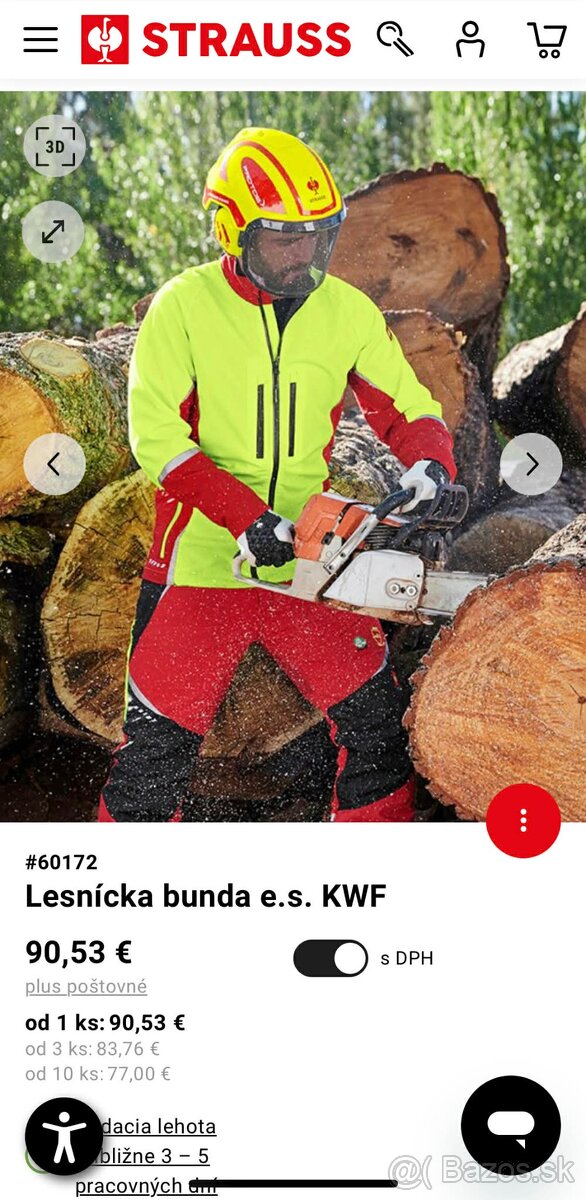 Oblečenie pre pilčíckov/do lesa - nohavice, bundy, obuv MIX - 9