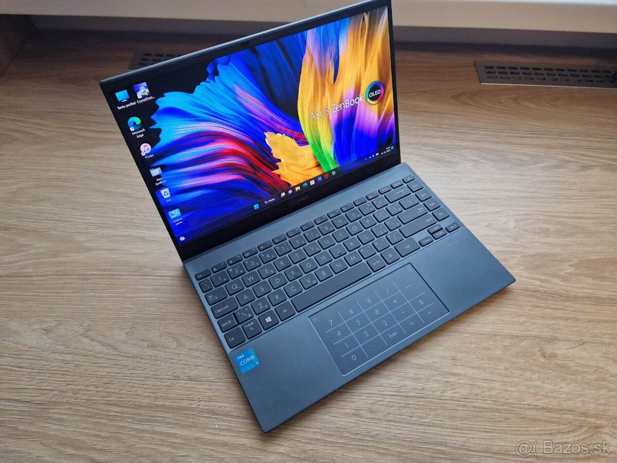 Asus Zenbook 13 OLED i3 1115g4 8GB/512GB,W11,top stav,brasna - 9