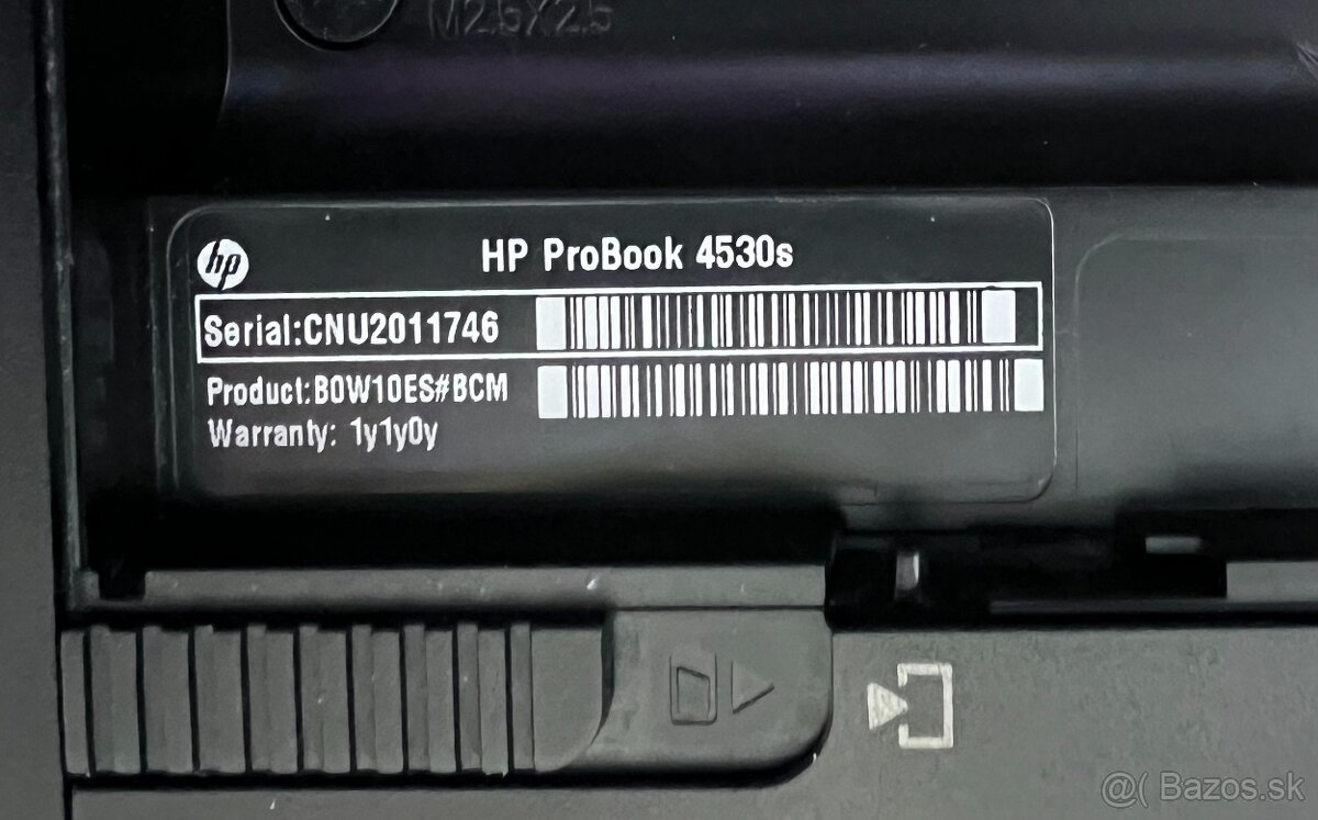 HP ProBook 4530s / intel B950 / 8GB RAM / 500GB HDD / 15.6" - 9