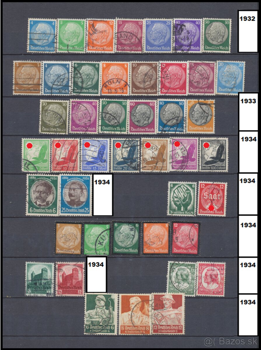 Predám poštové známky - 9