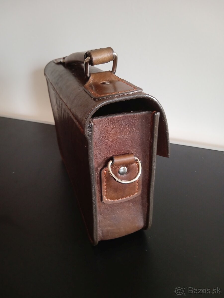 Kožená kabelka-aktovka - 9