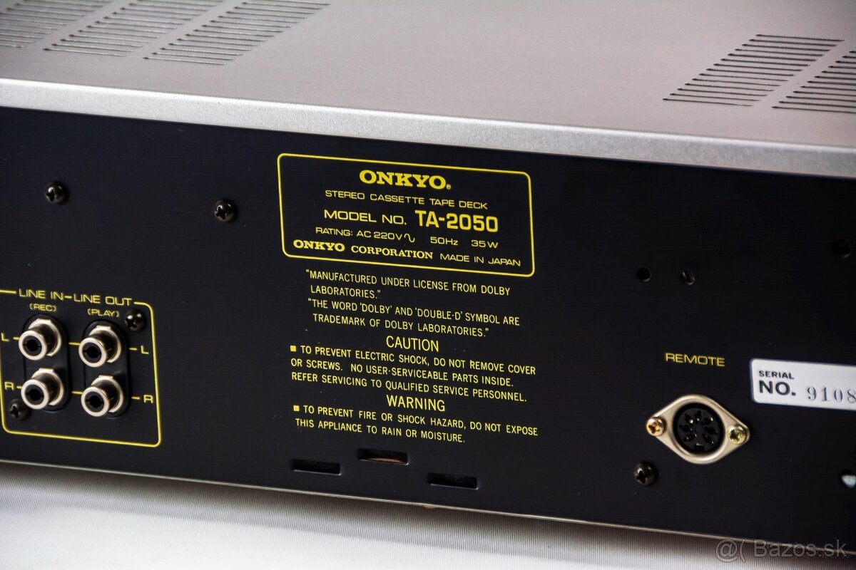 ONKYO TA-2050 / strieborný japonský direct drive tapedeck - 9
