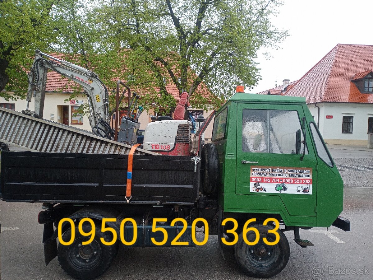 Výkopové a zemné práce minibagromDoprava - 9